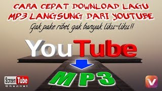 VIDEO YOUTUBE KE MP3, 1 KALI KLIK. TERSIMPAN DI GALERI