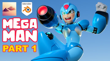 Nomad Sculpt to Blender 2.93 Mega Man X Part 1