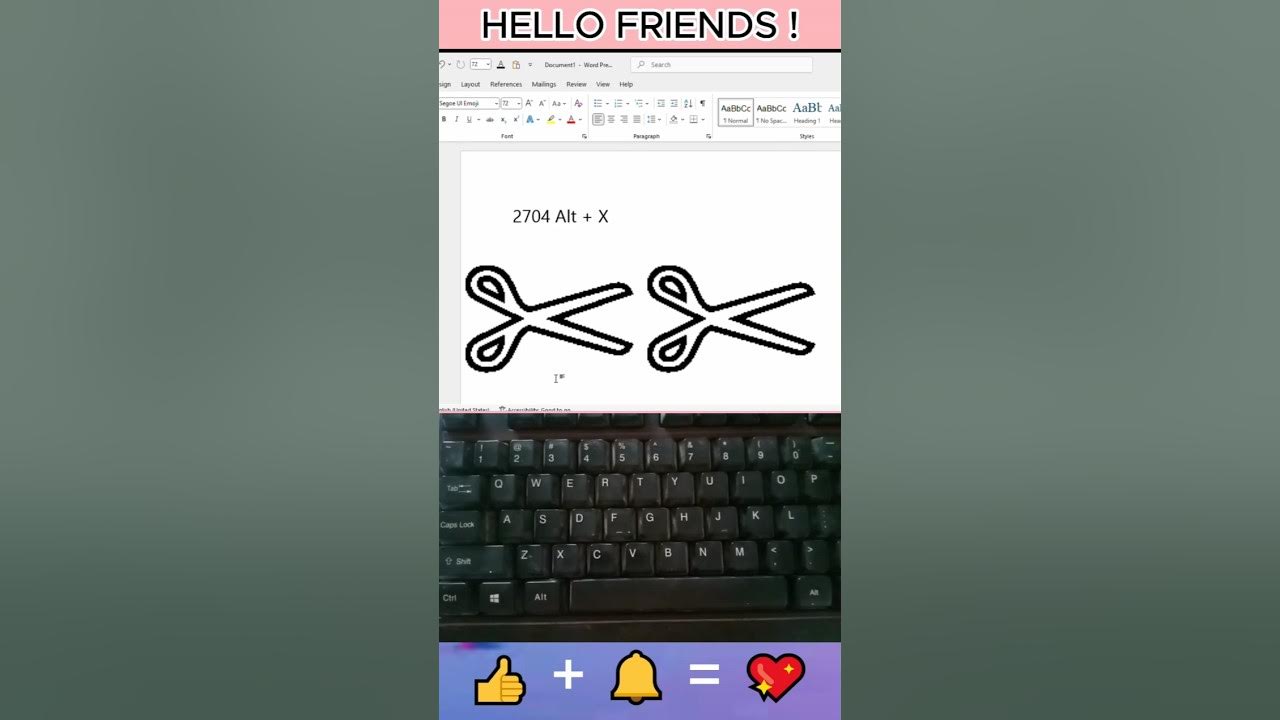 Vi41 MS Word Symbol Shortcut Key computer games subscribe short