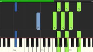 Charles Ives - Serenity - Piano Backing Track Tutorials - Karaoke