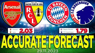 ⚽️ PREDICTIONS for TODAY - Lens and Arsenal | Bayern Munich Copenhagen | Sports Betting 2023