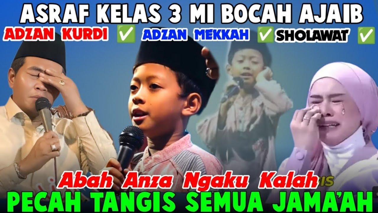 ABAH ANZA BERTEMU ANAKKE TUKAN BAN MULTITALENTA ADZAN MEKKAH BIKIN TERHARU