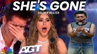 All judges were SHOCKED hearing this young man's voice | Cover Song She's Gone | AGT 2024