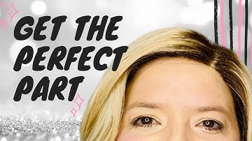 How To Create a natural Wig Part -Synthetic Wig Hack - Make your Wig Look More Natural!