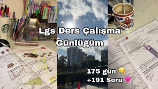 Lgs Ders Çalışma Günlüğüm 0.2 / 191 soru 🩷