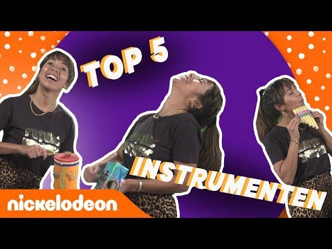 Maak je eigen GITAAR-DIY met NIENKE! 🎸 | Top 5 | Nickelodeon Nederlands