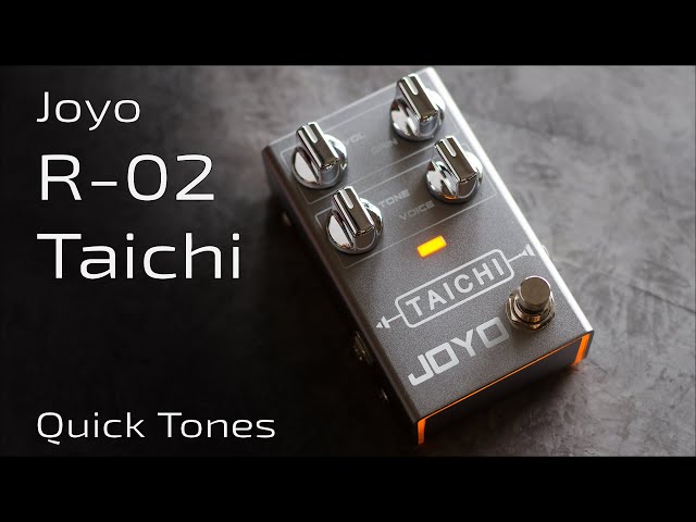 JOYO R-02 TAICHI | Quick DUMBLED Tones (no talk) class=