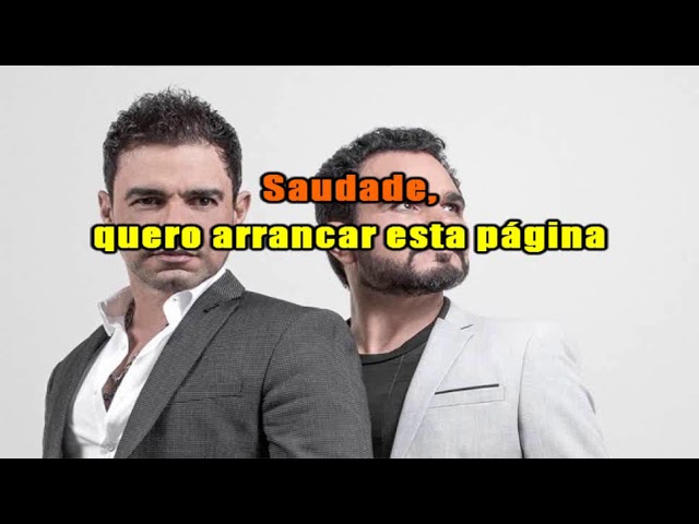 Zezé Di Camargo e Luciano - Saudade | Versão Estúdio (Karaokê) class=