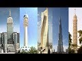 أطول الأبراج في العالم  العربي لسنة 2018 | ساعة مكة برج بغداد ......