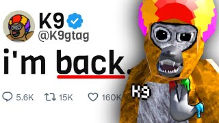 Download Lagu K9 Is Finally RETURNING To Gorilla Tag... MP3 Download Lagu K9 Is Finally RETURNING To Gorilla Tag... MP3
