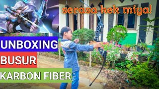 Unboxing Dan Review Busur Panah Bahan Carbon Fiber