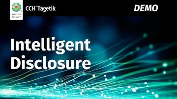 AI-powered narrative reporting with CCH Tagetik | Intelligent Disclosure demo