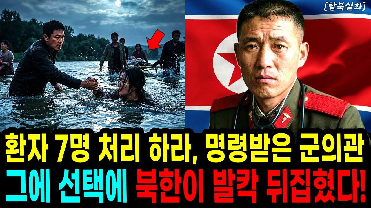 환자 7명 처리하라 명령 받은 북한 군의관, 그에 선택에 북한이 발칵 뒤집혔다! | 탈북 감동 실화 사연