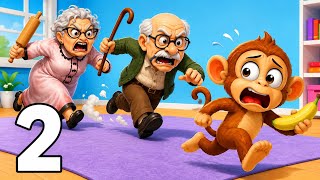 Monkey Prankster Chaos Part - 2 Funny House Mischief Gameplay (Android/iOS)