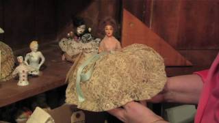 Lot 1164 - 8 Antique Pin Cushion Dolls