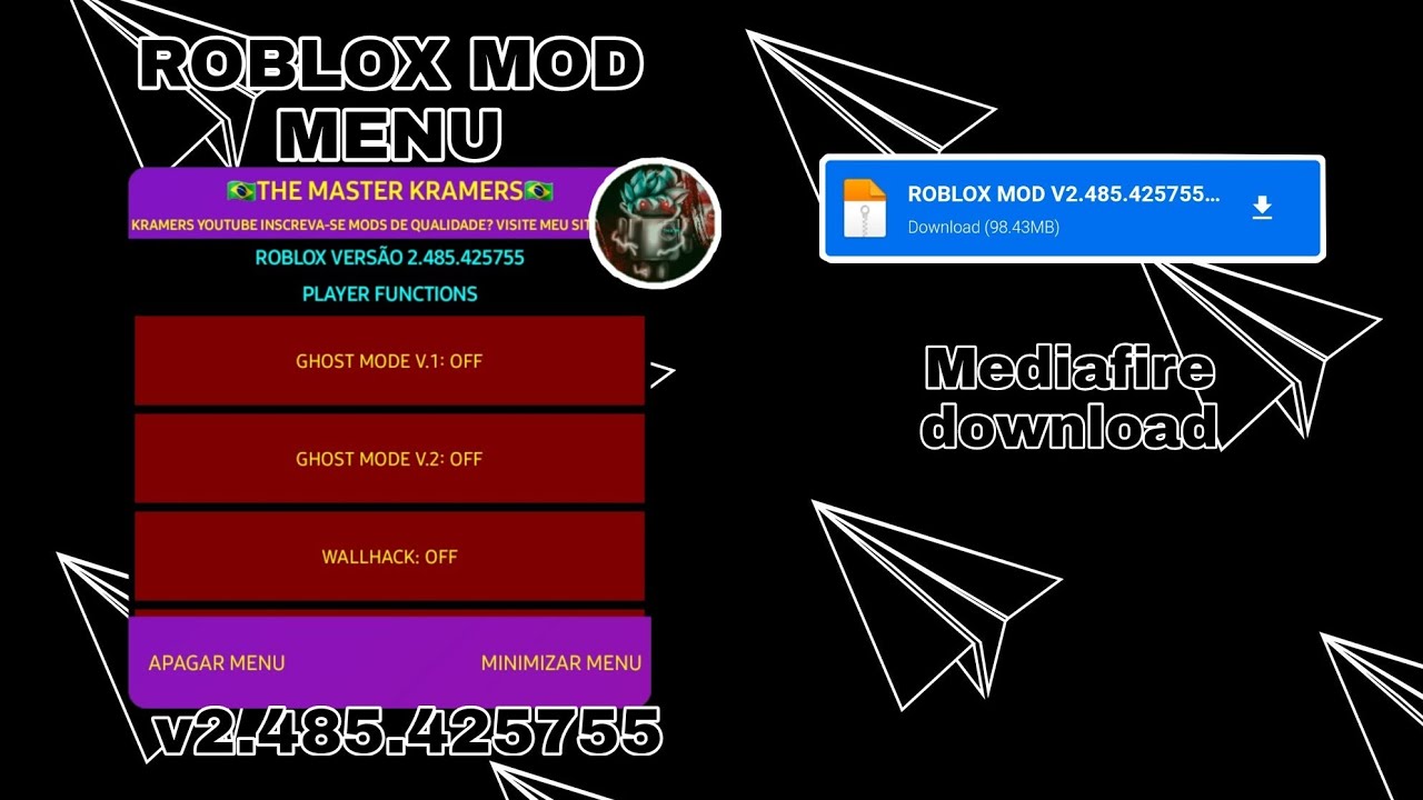 ROBLOX (MASTER KRAMERS) MOD MENU, UPDATED VERSION MOD APK HACK