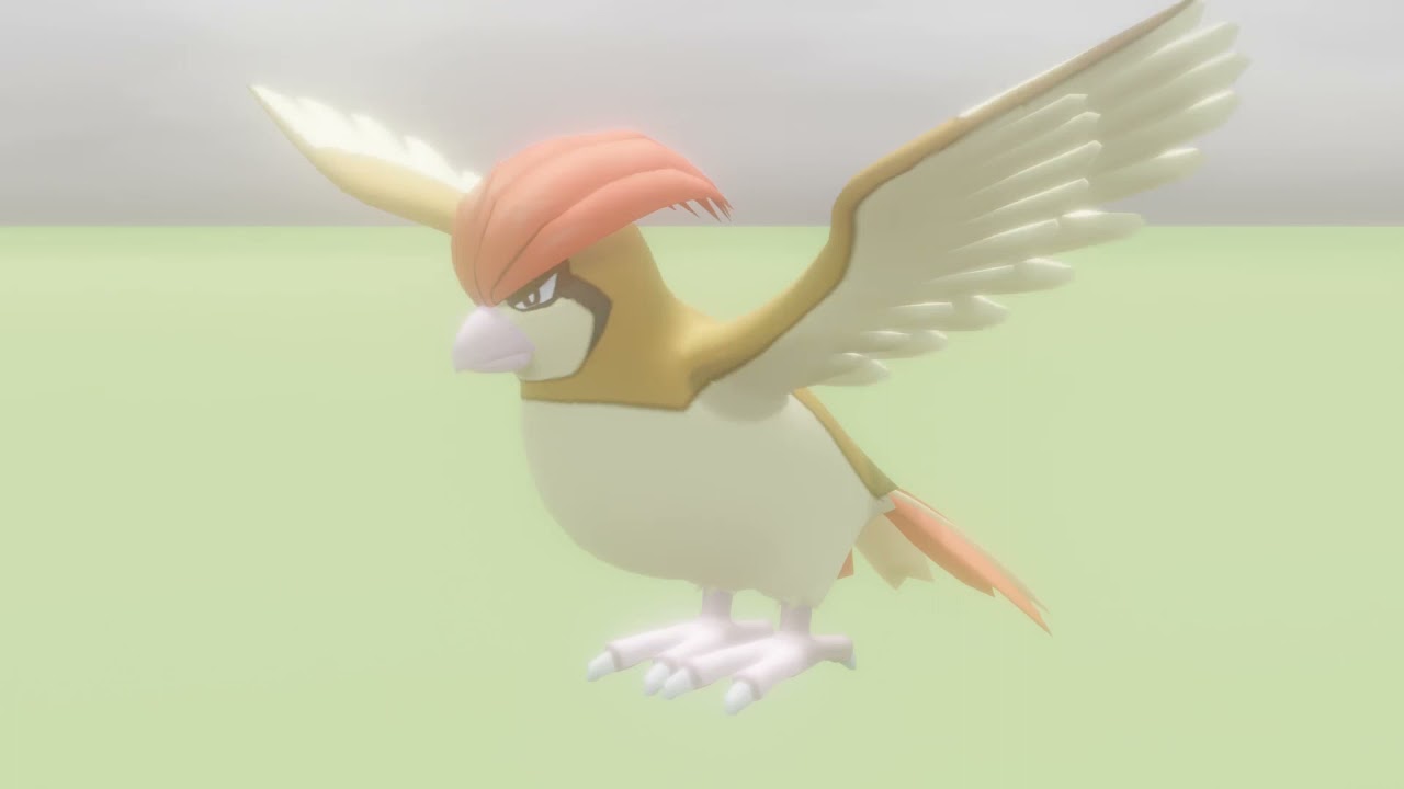 Pidgey Line Evolution Animation