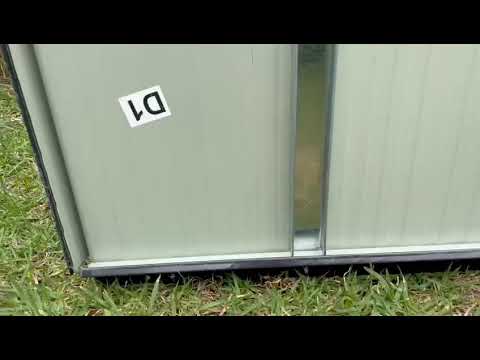 Giantz Garden Shed Door Assembly Youtube