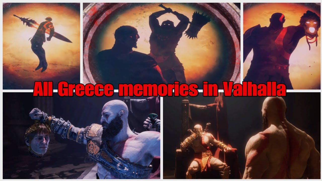 All Past memories of Kratos in Valhalla | God of War Ragnarok