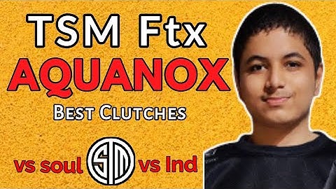 TSM Aquanox Best Clutch Moments🔥| Aquanox 1v4 Soul