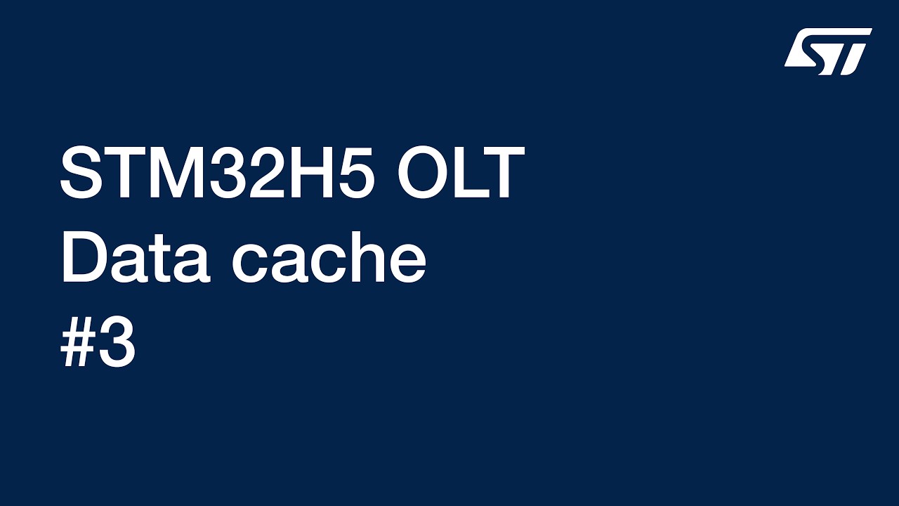 STM32H5 OLT - 3. Кэш данных
