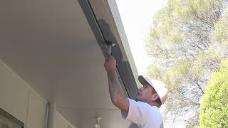 How to paint gutters  How to paint gutters using a brush.