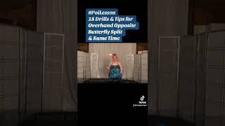Pt6 Poi 18 Drills & Tips for Overhand Opposite Butterfly Split & Same Time #PoiTutorial #PoiDance