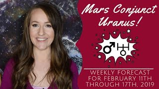 QUICK and SHOCKING CHANGE! Mars Conjunct Uranus & Weekly Astrology Forecast for ALL 12 SIGNS!
