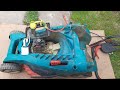 Bosch Rotak 37 - разборка газонокосилки  и ремонт шарнирного рычага