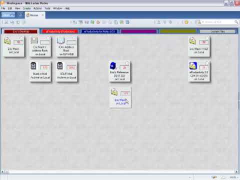 How I added the eProductivity Reference Database to my Lotus Notes Mail file