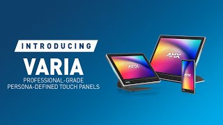 AMX Varia Touch Panels | Product Overview screenshot 4