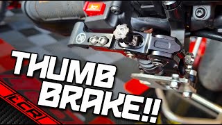 Thumb Brake Installation!! | RACETORX Thumb Brake Kit