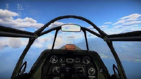 Manual engine control and trimming a Mustang - War Thunder - Air Sim