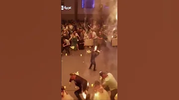 حريق قاعه الاهيثم الحمدانيه موصل 