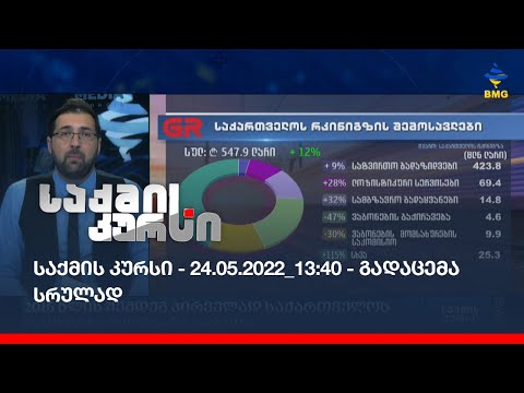 საქმის კურსი - 24.05.2022_13:40 - გადაცემა სრულად