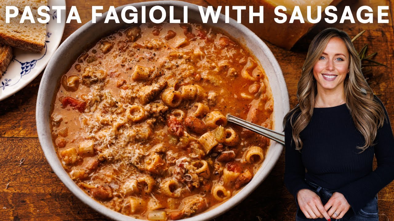 My New Favorite Way to Make Pasta e Fagioli | Pasta Fagioli with Sausage