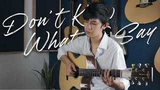 Don't Know What To Say (Ric Segreto) Fingerstyle Guitar Cover | Free Tab
