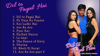 Full Song of DIL TO PAGAL HAI | Shahrukh Khan | Madhuri Dixit | Karisma Kapoor  | Yash Chopra