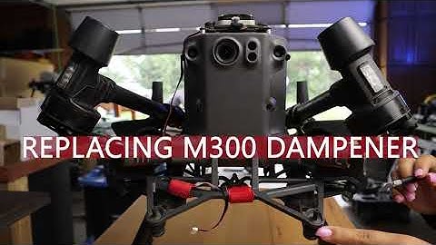 Replacing a gimbal vibration dampener on DJI Matrice 200/210/300/350