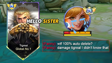 1 HIT DELETE BUILD TIGREAL DAMAGE!! (100% auto delete)