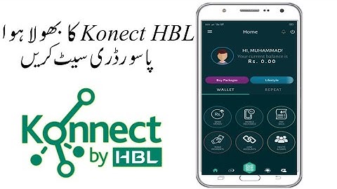 How To Reset Konnect HBL Account Password