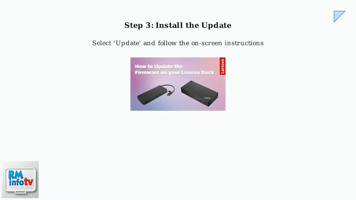 How To Update Firmware On ThinkPad Docking Station – Step-By-Step Guide