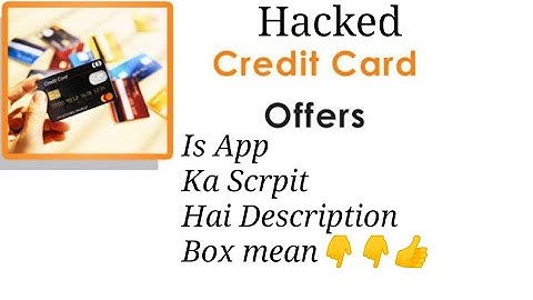 Online Script | Credit card Offers app task bypass Scrpit