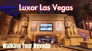 Unlocking the Mystique: A Walking Tour of Luxor Hotel & Casino in Las Vegas, Nevada