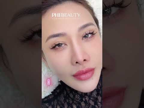 Chân mày sợi siêu thực cho chị khách Việt Kiều ghé Phi Beauty