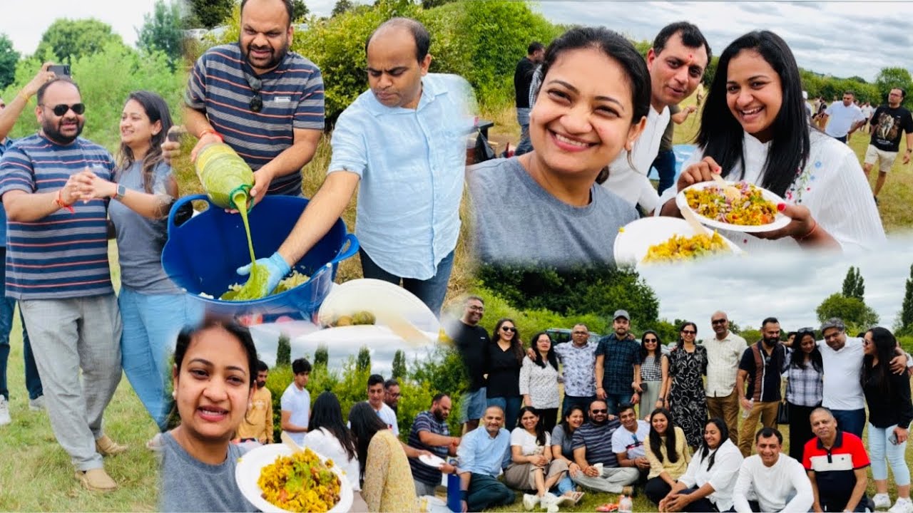 Best day out ! Patel samaj ki picnic me kya ki dhamal sab ne bhel 200 logo ki banayi!