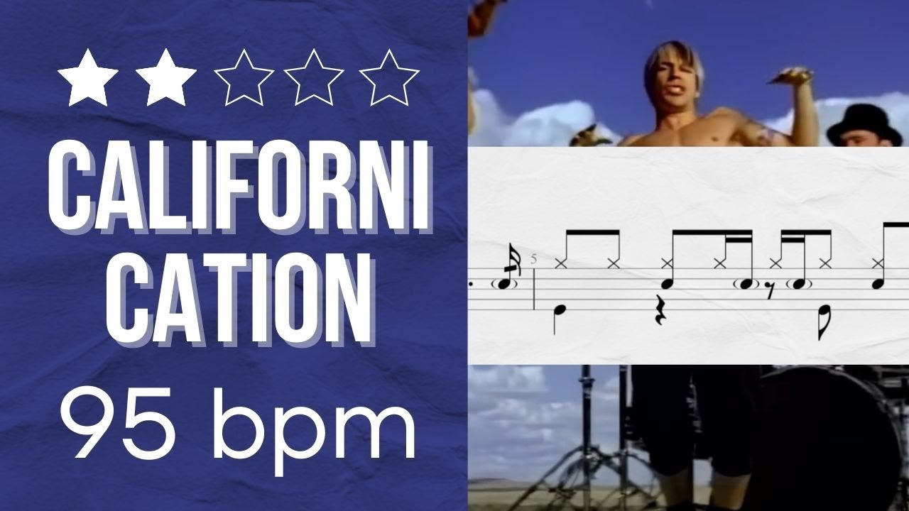 HOW TO PLAY? “Californication” Red Hot Chili Peppers (★★☆☆☆) (Drum