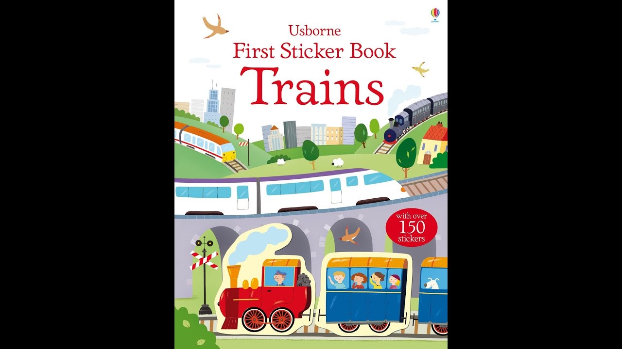 Usborne First Sticker Book Trains