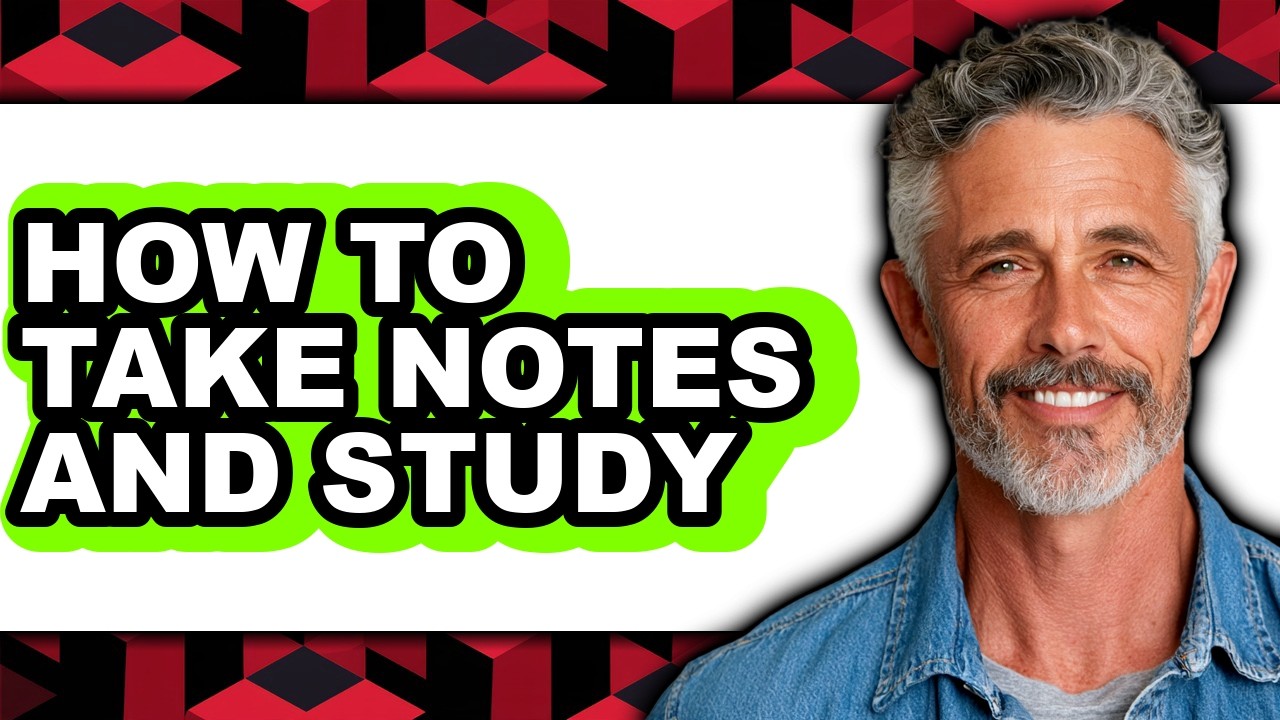 Take Notes On Excel How to Take Notes and Study (Easy Method) - YouTube