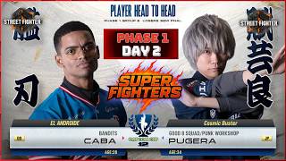 SF6 | Capcom Cup 12 🏆 | Caba (Guile) vs Pugera (Sagat) | Phase 2 Day 1 | Full Match